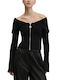 Sestin B Women's Knitted Cardigan Black