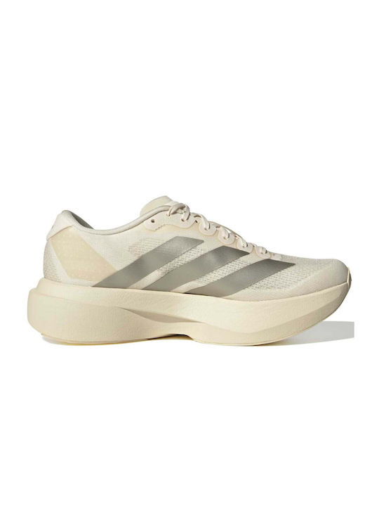 Adizero EVO SL Femei Pantofi sport Alergare Wonder White / Cyber Met. / Warm Vanilla
