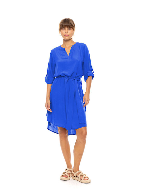 Damen Strandkleid Pink Label Kleid Ultra Violet...