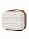 Miss Lulu Lightweight Hard Shell Abs Vanity Case Cream
