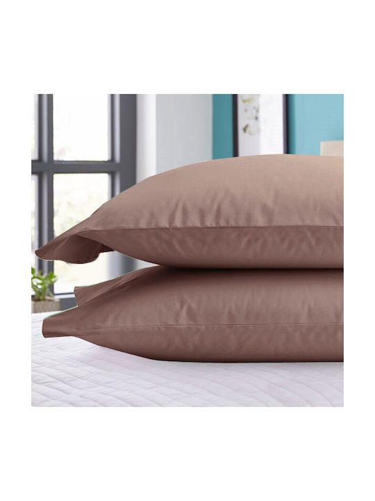 To megalo pazari Il-line Pillowcase Set Mocha 5...