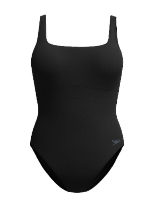 Speedo Спортен Бански Костюм Антрацит Черен