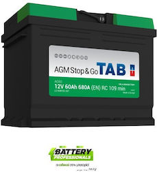 TAB Μπαταρία Φορτηγού Stop με Χωρητικότητα 60Ah