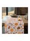 Beauty Home Christmas Tablecloth Runner Fabric Orange L40xW150cm.