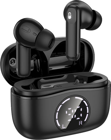 Hoco EQ22 In-ear Bluetooth Handsfree Earphones with Charging Case Black