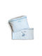 SB Home Bike Baby Sheets Set Crib Cotton Blue 120x160cm 3pcs