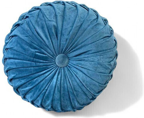 To megalo pazari Възглавница за диван от кадифе тюркоазен 32x32см