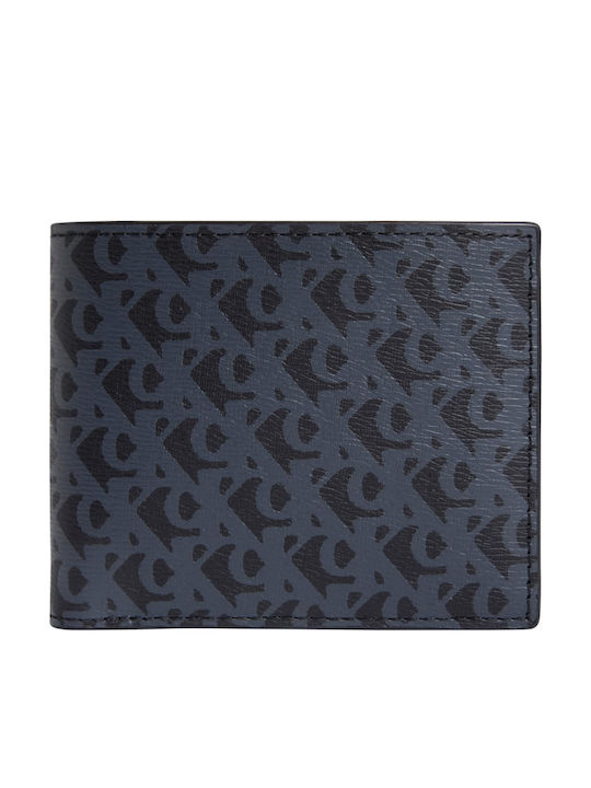 Billfold Δερμάτινο Ανδρικό Πορτοφόλι Κερμάτων Μαύρο