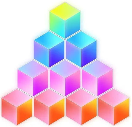 Govee Panouri de Lumină Hexa Pro pentru Perete Gaming 10buc H6066