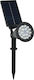 Rexer Outdoor Multicolor Rgbw Ip65 Led Solar Spotlight Spike 1