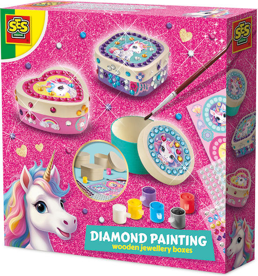 Ses Creative Diamond Painting Unicorn Jewellery Boxes S14138