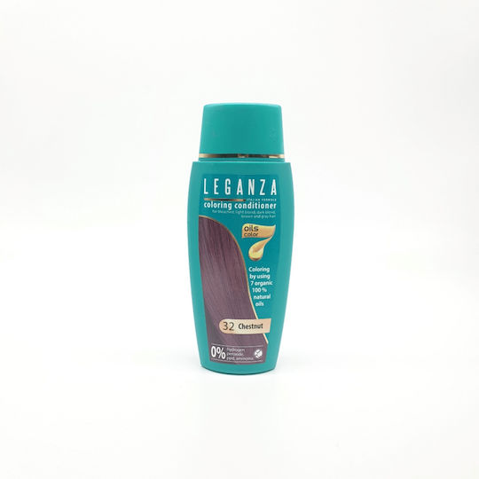 Rosa Impex Leganza Χρωμοσαμπουάν Χωρίς Αμμωνία No32 Chestnut/καστανό 150ml