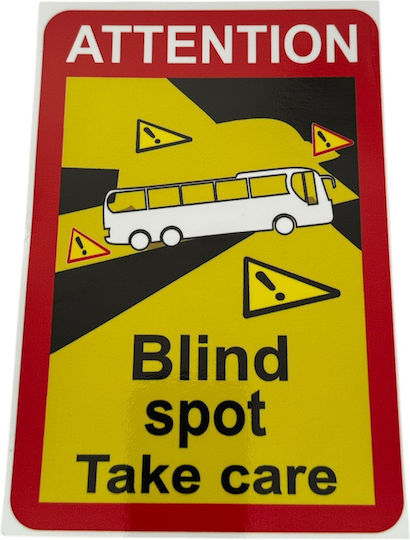 3m Αυτοκόλλητο Λεωφορείων &quotblind Spot Take Care&quot 225 X 155 Mm