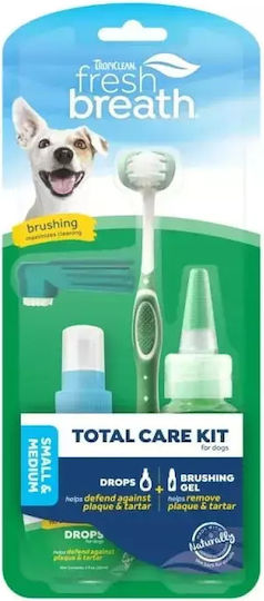 Set de Îngrijire Orală Tropiclean pentru Controlul Tartrului & Respirație Proaspătă, Mărime Mică Medie Tropiclean