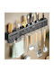 Wandmontage Metallisches Regal 60cm Schwarz
