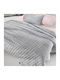 Guy Laroche Aurora Tagesdecken Set Mikrofaser Graue 180x240cm 2Stücke