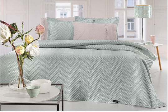 Guy Laroche Hamptons Set Paturi & Cuverturi Pat Semi-Dublu Microfibra Mint 180x240cm 2 Bucăți