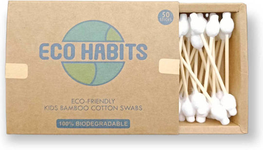 Eco Habits Baby Bamboo Cotton Buds Pack of 50
