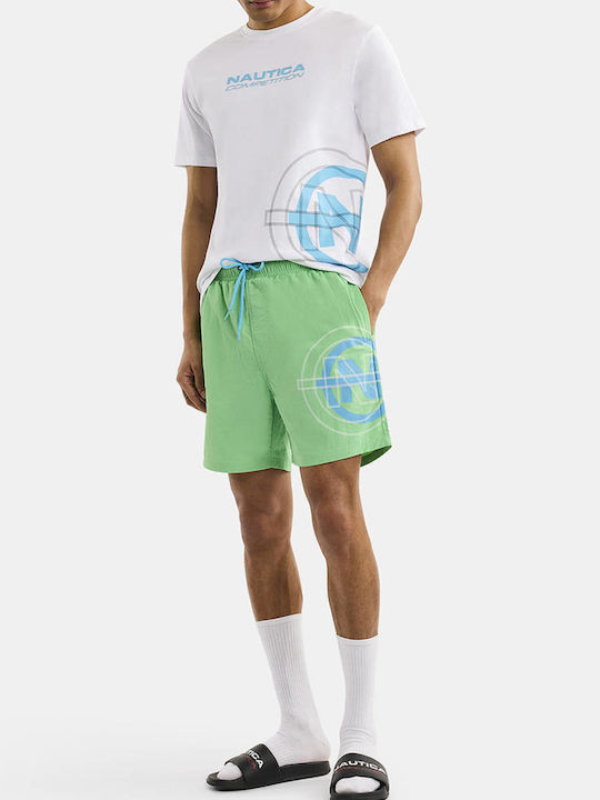 Nautica Men's Swimwear Shorts Lawn Green