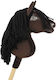 Hobby Horse Small Stick Horse Premium Dark Bay A4