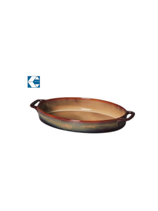 Galifas Porcelain Oval Heat-Resistant Cookware 3000ml