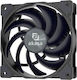 Akasa Alucia SM12 Case Fan 120mm (64.8cfm) Χωρίς Led Φωτισμό και Σύνδεση 4-Pin PWM