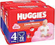 Huggies Πάνες με Αυτοκόλλητο No. 4 για 9-14kg 72τμχ