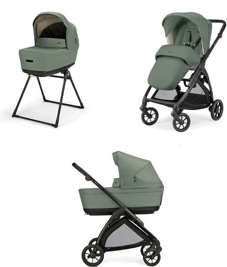 Inglesina Electa Duo 2025 Adjustable 2 in 1 Baby Stroller Suitable for Newborn Murray Green 8.7kg
