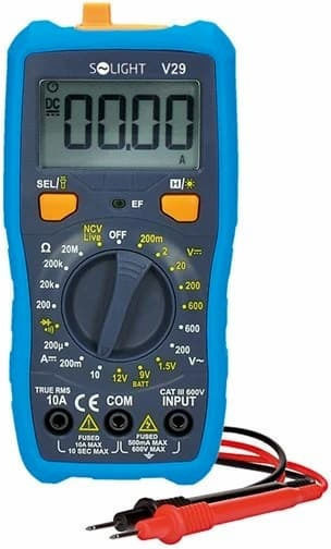 Solight Digitales Multimeter mit AC / DC / Widerstandsmessung