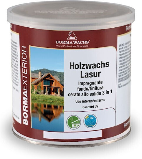 Borma Wachs Holzwachs Lasur Auf Lösemittelbasis Grün Satin,σατεν 2.5Es