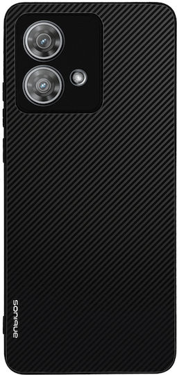 Θήκη Sonique Carbon Series Motorola Edge 40 Neo 5g Μαύρο