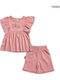 Kids' Set with Shorts Summer 2pcs Pink