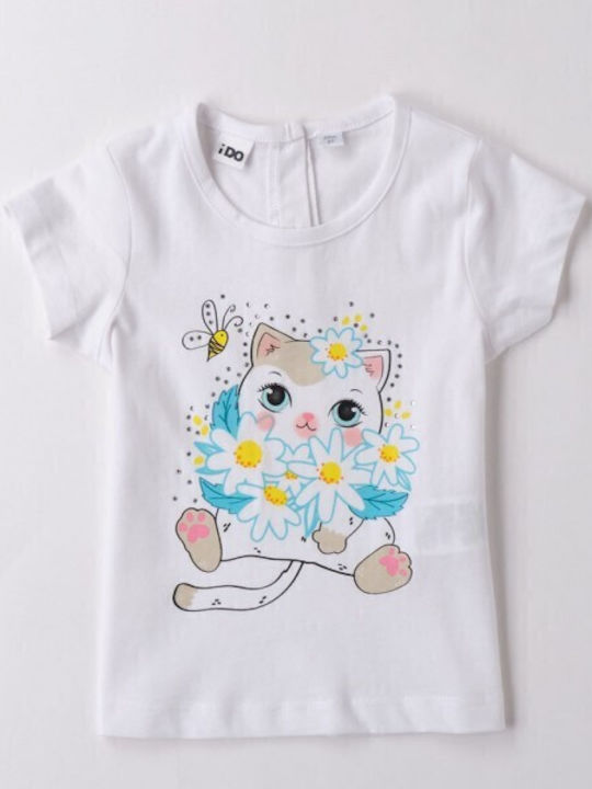 Παιδικό T-shirt Optical White