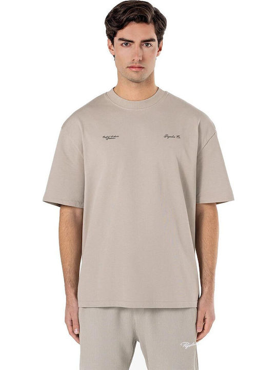 T-shirt Washed Dark Stone