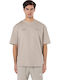 T-shirt Washed Dark Stone