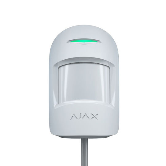 Ajax Systems Motionprotect Plus Ενσύρματος Αισθητήρας Κίνησης Μικροκυμάτων & Υπερύθρων Εμβέλειας 12m