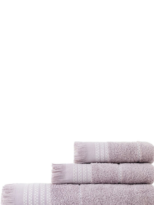 Nima Badetuch-Set 3 Stück Plush Dusty Lilac Gew...