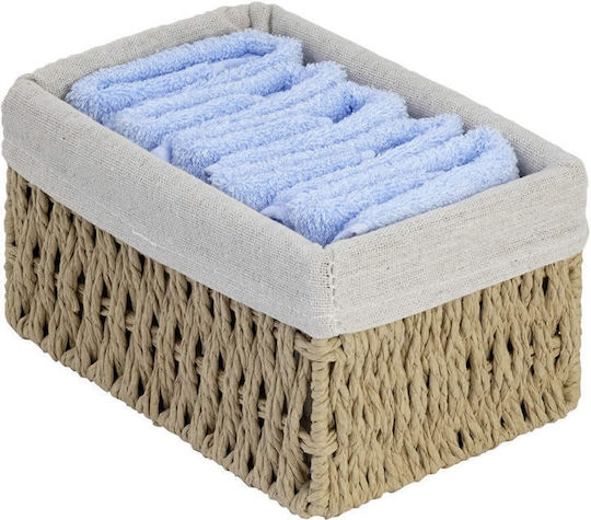 Nima Home Korb 5 Stück Bambus Waschlappen Nest Hellblau