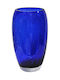 Krosno Decorative Vase Blue 19x35cm