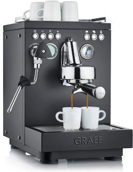 Graef Batessa Automatic Espresso Machine Pressure 6bar with Grinder Black
