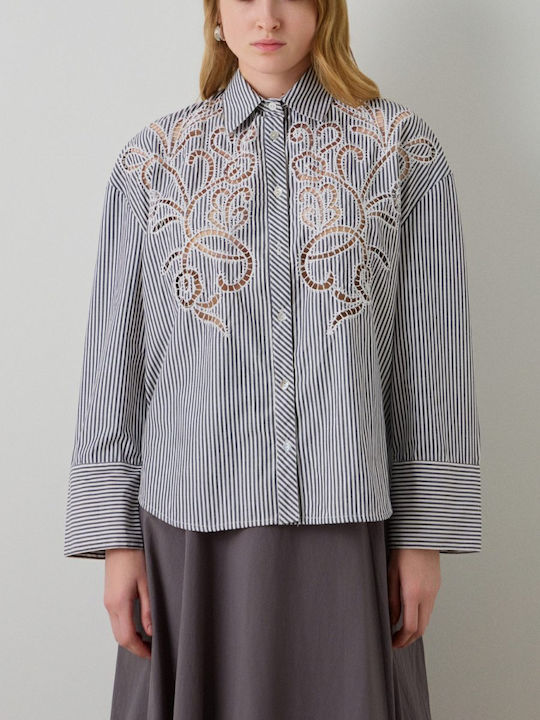 Women's Long Sleeve Shirt Grey
