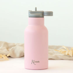 Kiokids Παγούρι Θερμός 350ml Ροζ