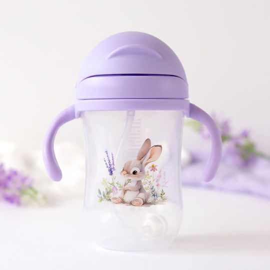 Kiokids Παιδικό Παγούρι Σιλικόνης με Καλαμάκι 300ml (Διάφορα Σχέδια/Χρώματα)