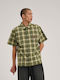 Short-sleeved Shirt Checked Braun