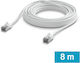 Ubiquiti U/UTP Cat.6a (Gigabit) Καλώδιο Δικτύου Ethernet εξωτερικού χώρου 8m Λευκό