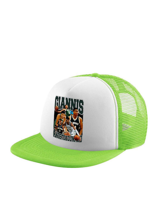Giannis Antetokounmpo Adult Soft Trucker Mesh C...
