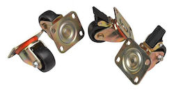 Equip Ezw-2 4xRollen Serverschränke 75mm Gold Netzwerkschrankzubehör