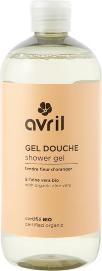 Avril Bio Tender Orange Blossom Shower Gel Βιολογικό Απαλό Αφρόλουτρο Άνθη Πορτοκαλιού 500ml