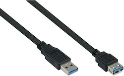 Kabelmeister UK30P-ASA-010S USB 3.0 USB-A male σε USB-A female 1m