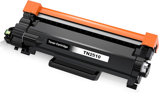 Premium Compatible Toner for Laser Printer Brother TN-2510XL 3000 Pages Black